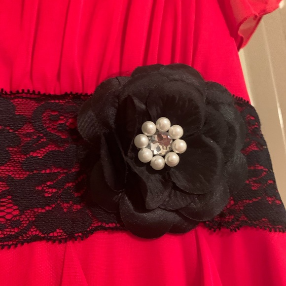 Red Girls Formal Dress - Picture 2 of 6